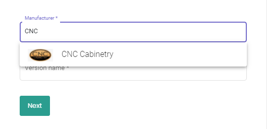 CNC Cabinetry Selection