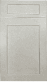 Honor White Shaker cabinet door sample in light gray-white
